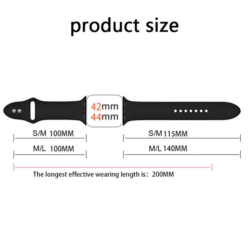 Sehr stilvoll Universell Apple Silikon / TPU armband