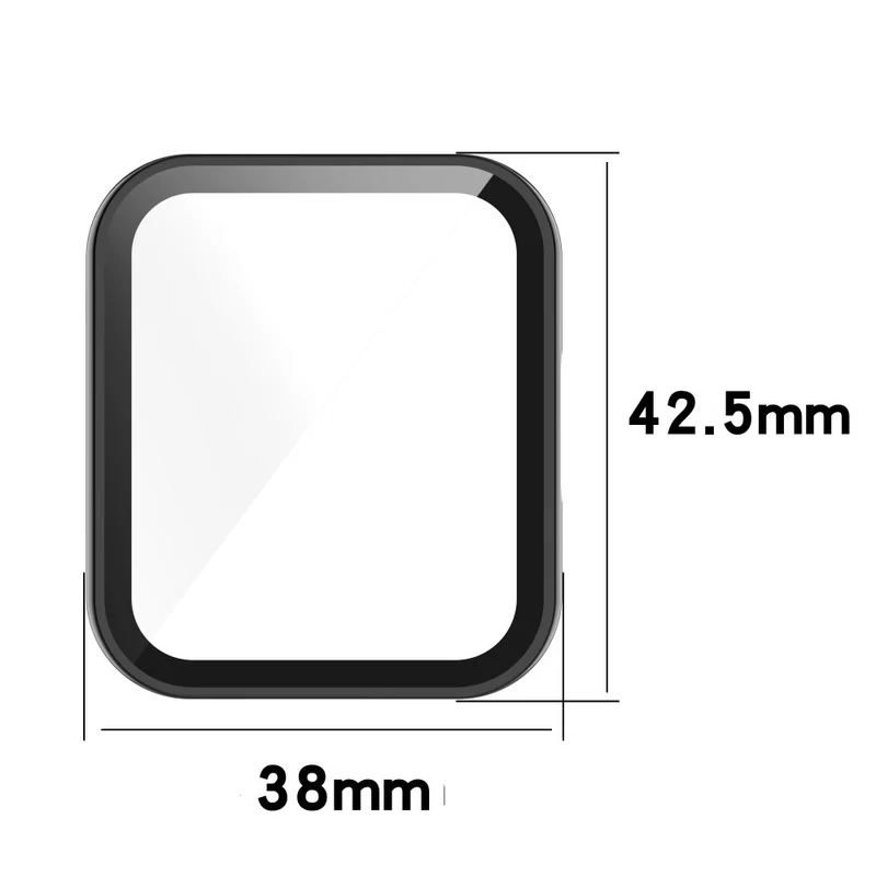 Absolut Gut Xiaomi Redmi Watch 2 Lite Hülle mit Displayschutz in Plastik und Gehärtetes Glas
