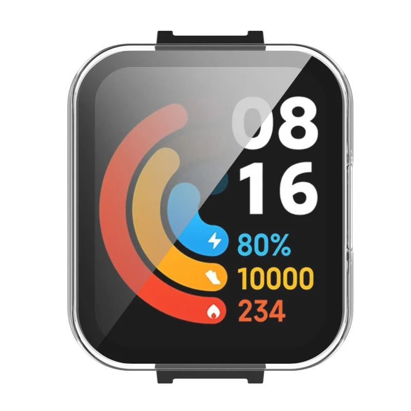 Absolut Gut Xiaomi Redmi Watch 2 Lite Hülle mit Displayschutz in Plastik und Gehärtetes Glas