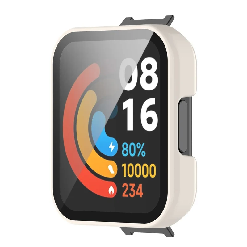 Absolut Gut Xiaomi Redmi Watch 2 Lite Hülle mit Displayschutz in Plastik und Gehärtetes Glas