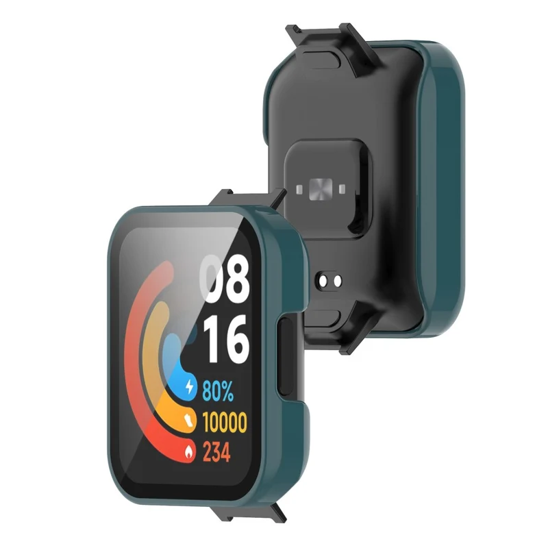 Absolut Gut Xiaomi Redmi Watch 2 Lite Hülle mit Displayschutz in Plastik und Gehärtetes Glas