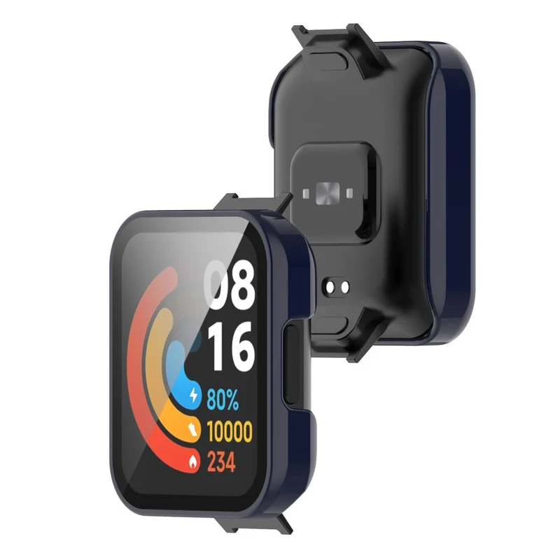 Absolut Gut Xiaomi Redmi Watch 2 Lite Hülle mit Displayschutz in Plastik und Gehärtetes Glas