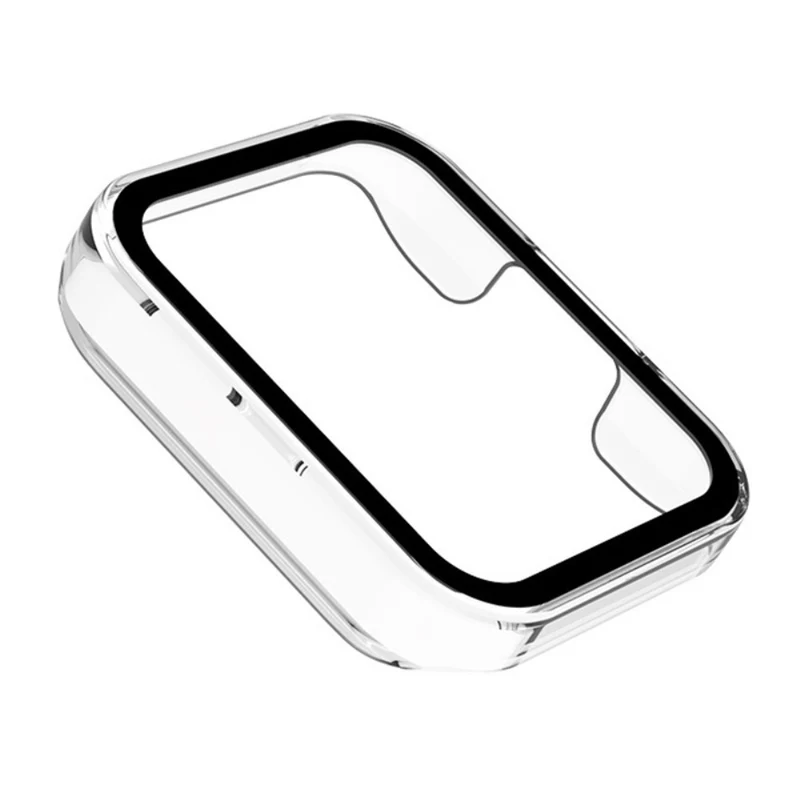 Super Stylisch Xiaomi Redmi Watch 2 Lite Hülle mit Displayschutz in Plastik und Gehärtetes Glas