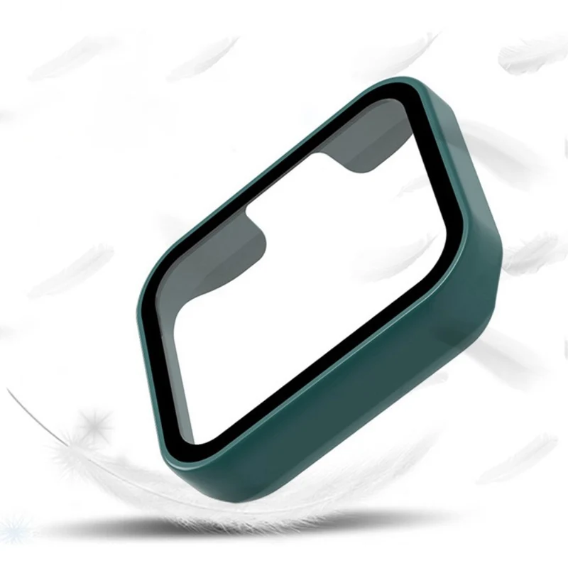 Super Stylisch Xiaomi Redmi Watch 2 Lite Hülle mit Displayschutz in Plastik und Gehärtetes Glas