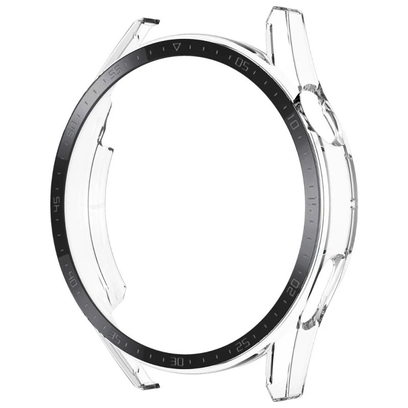 Stilvoll Huawei Watch GT 3 (46mm) Hülle mit Displayschutz in Plastik und Gehärtetes Glas