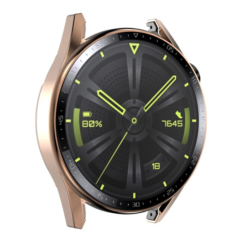Auffallend Nett Huawei Watch GT 3 (46mm) Hülle mit Displayschutz in Plastik und Gehärtetes Glas