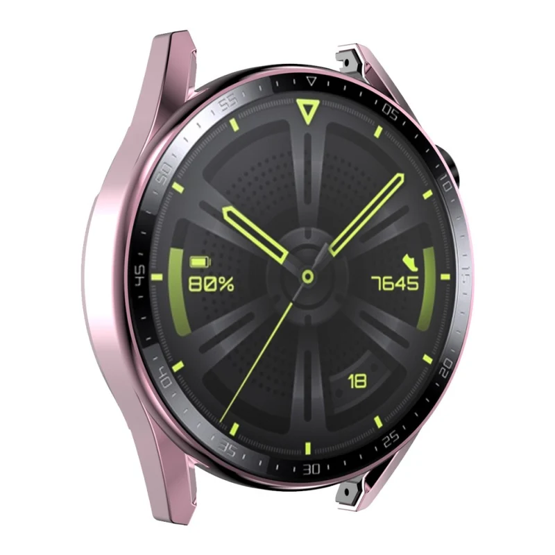 Auffallend Nett Huawei Watch GT 3 (46mm) Hülle mit Displayschutz in Plastik und Gehärtetes Glas