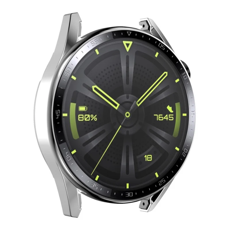 Auffallend Nett Huawei Watch GT 3 (46mm) Hülle mit Displayschutz in Plastik und Gehärtetes Glas