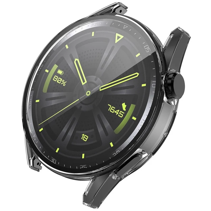 Auffallend Nett Huawei Watch GT 3 (42mm) Hülle mit Displayschutz in Plastik und Gehärtetes Glas