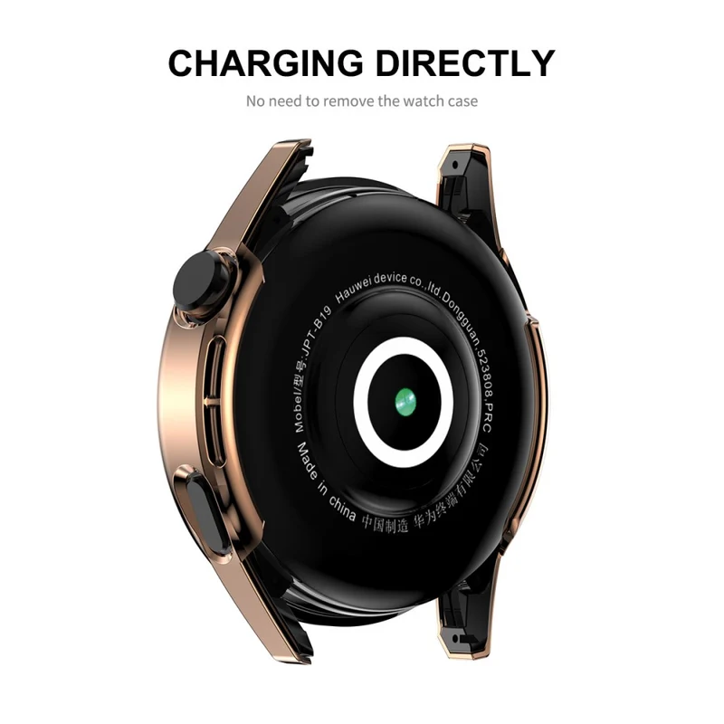Auffallend Nett Huawei Watch GT 3 (42mm) Hülle mit Displayschutz in Plastik und Gehärtetes Glas