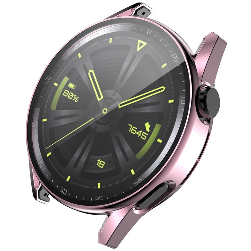 Supersauber Huawei Watch GT 3 (46mm) Hülle mit Displayschutz in Plastik und Gehärtetes Glas