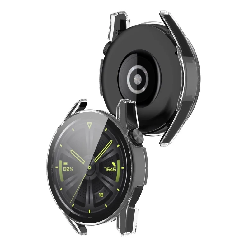 Unglaublich Gut Huawei Watch GT 3 (42mm) Hülle mit Displayschutz in Plastik und Gehärtetes Glas