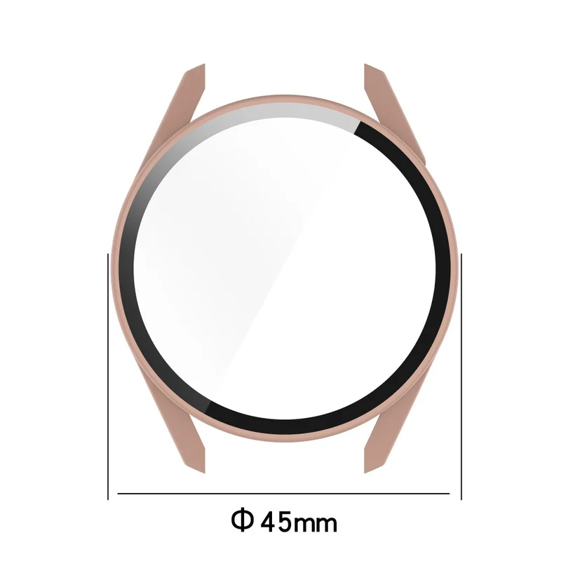 Unglaublich Gut Huawei Watch GT 3 (42mm) Hülle mit Displayschutz in Plastik und Gehärtetes Glas