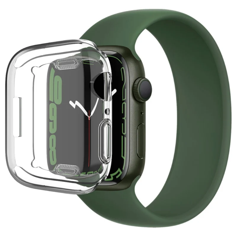 Unglaublich Schön Apple Watch Series 7 41mm Silikon / TPU Hülle
