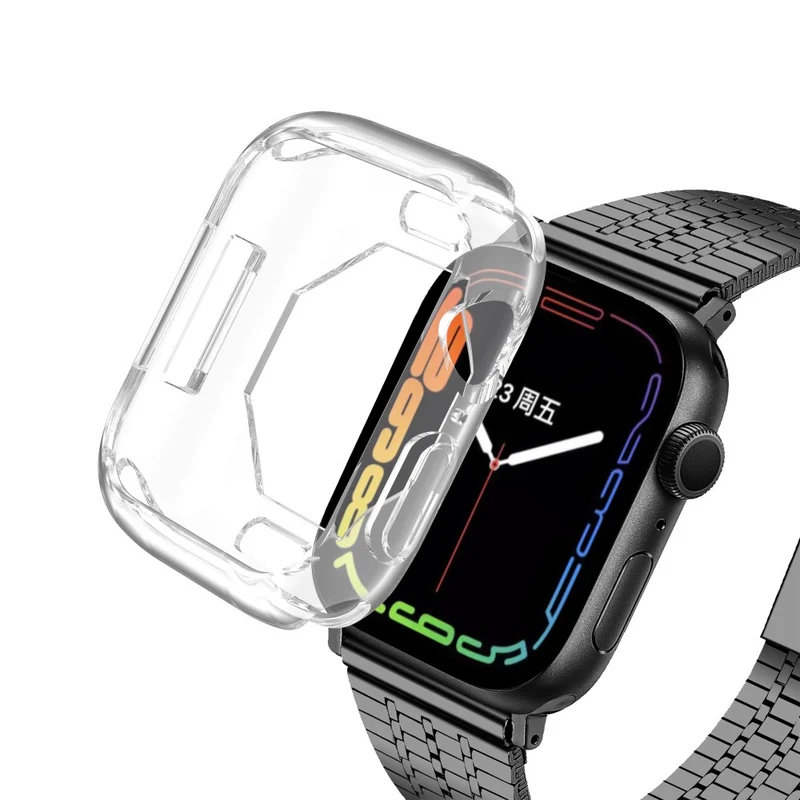 Unglaublich Schön Apple Watch Series 7 41mm Silikon / TPU Hülle