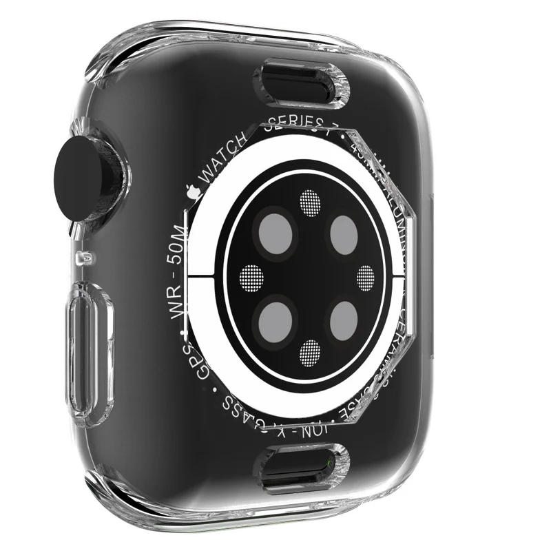 Unglaublich Schön Apple Watch Series 7 41mm Silikon / TPU Hülle
