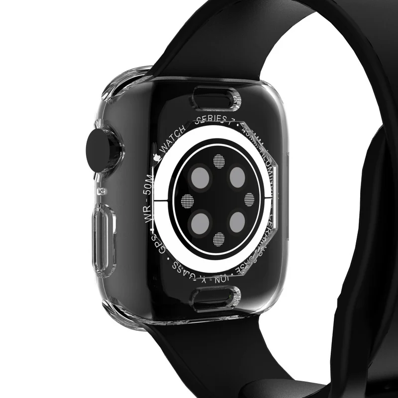 Unglaublich Schön Apple Watch Series 7 41mm Silikon / TPU Hülle