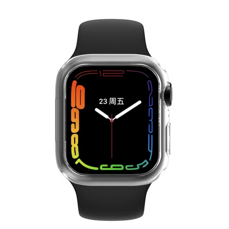 Unglaublich Schön Apple Watch Series 7 41mm Silikon / TPU Hülle