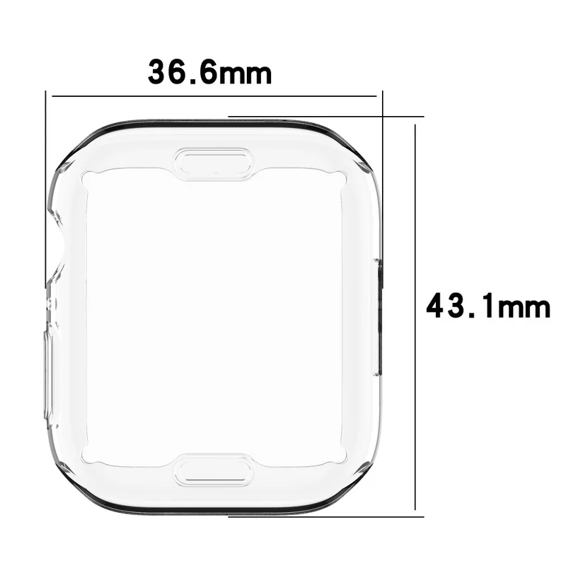 Mega Stylisch Apple Watch Series 7 41mm Silikon / TPU Hülle