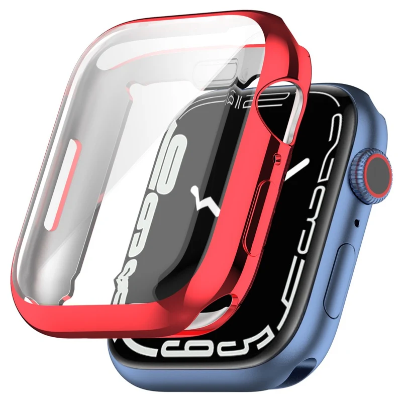 Schützend Apple Watch Series 7 45mm Silikon / TPU Hülle