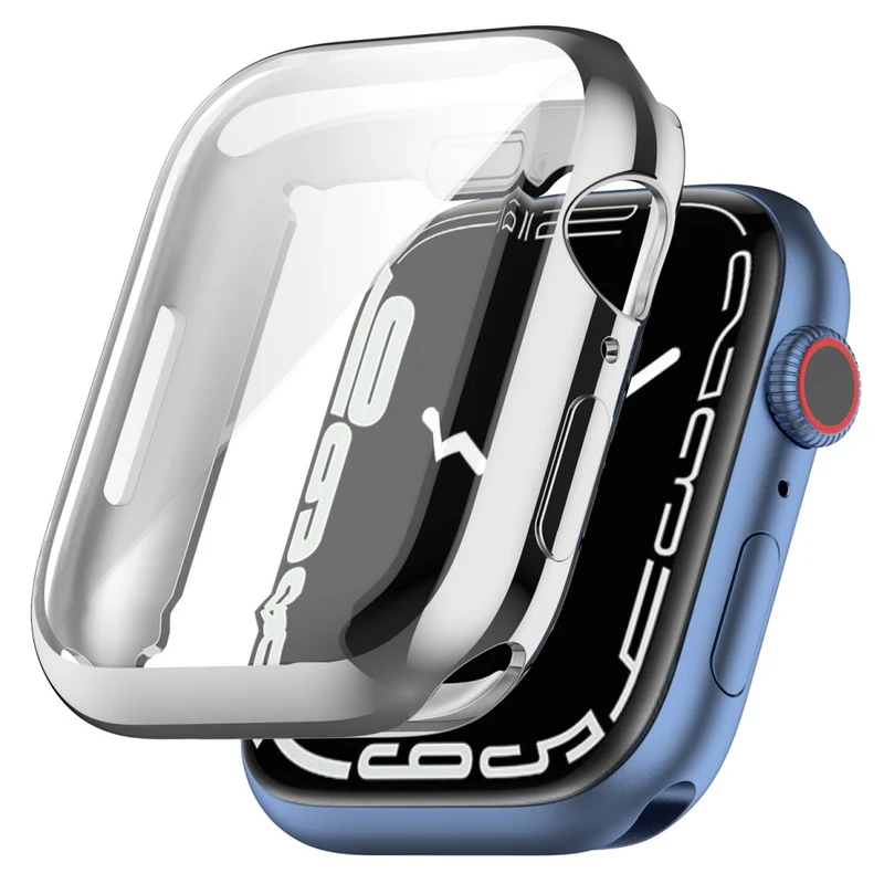 Schützend Apple Watch Series 7 45mm Silikon / TPU Hülle