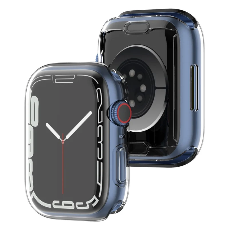 Schützend Apple Watch Series 7 45mm Silikon / TPU Hülle
