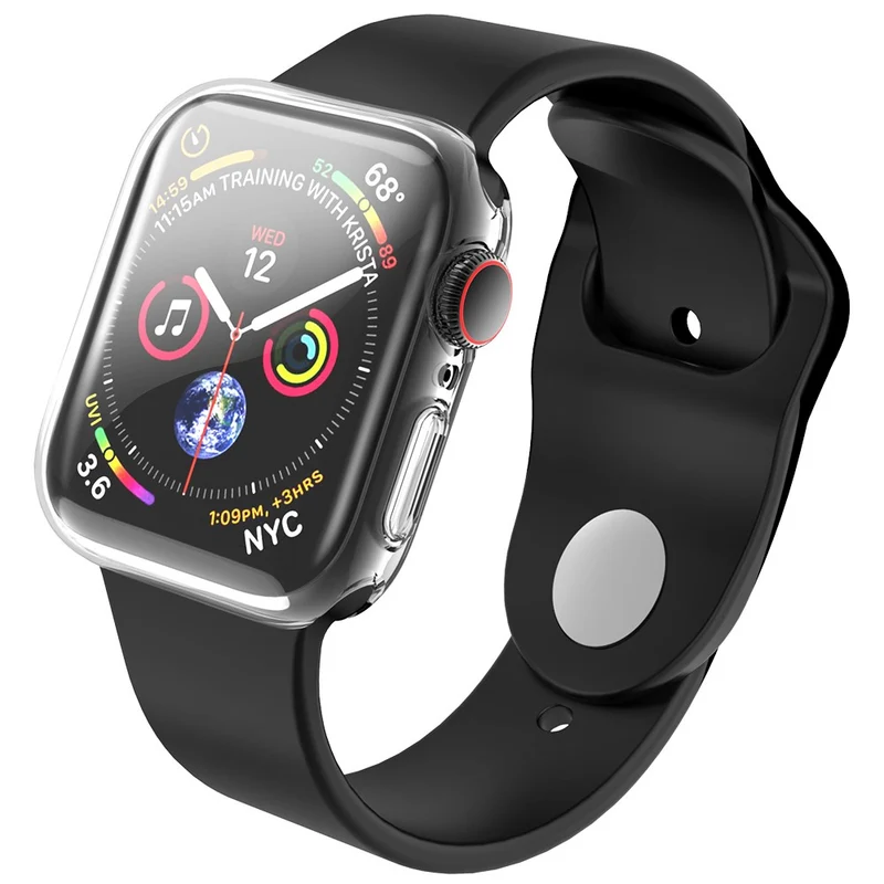 Auffallend Nett Apple Watch Series 7 45mm Silikon / TPU Hülle