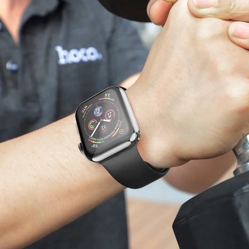 Auffallend Nett Apple Watch Series 7 45mm Silikon / TPU Hülle