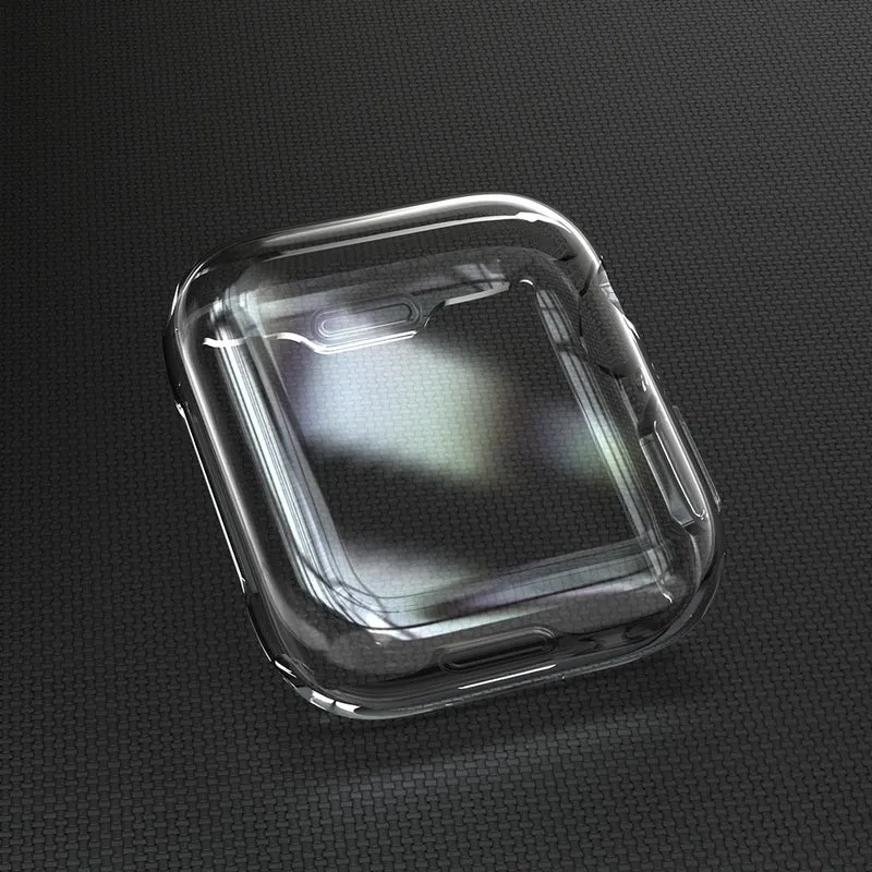Auffallend Nett Apple Watch Series 7 45mm Silikon / TPU Hülle