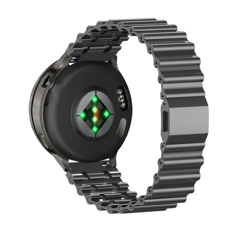 Bandz Oppo Watch S Premium Stahlarmband 'Ocean' (Titan Grau)