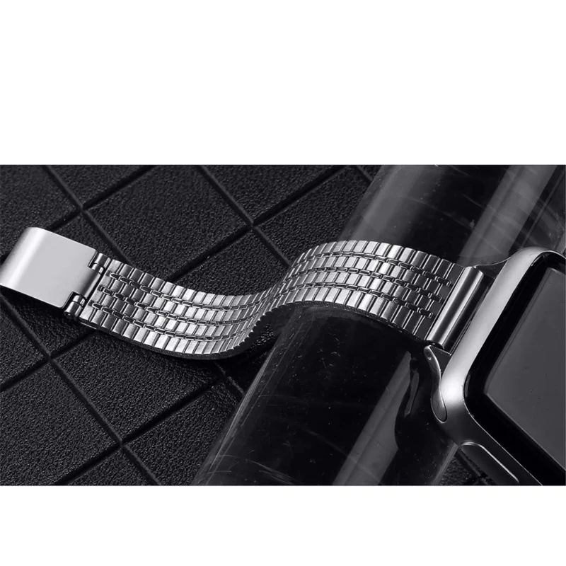 Mega stylisch Apple Watch Series 7 45mm Metall armband