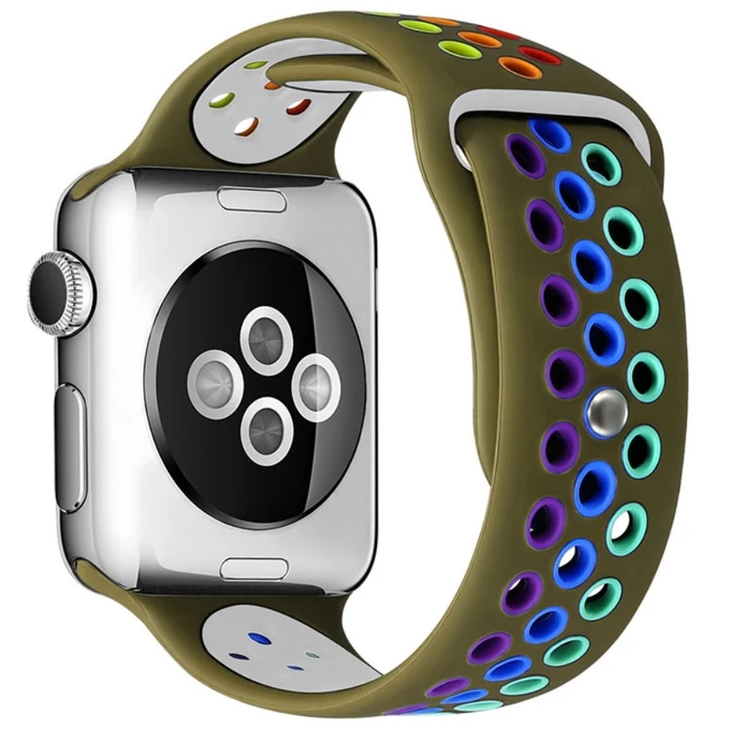 Brillant Apple Watch Series 7 45mm Silikon / TPU armband