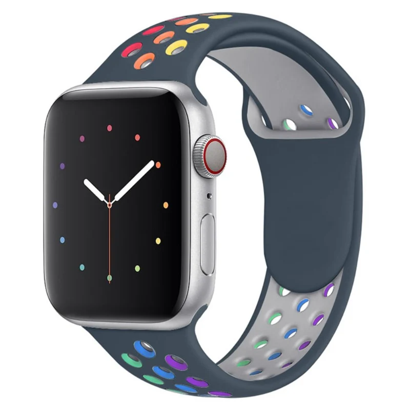 Brillant Apple Watch Series 7 45mm Silikon / TPU armband