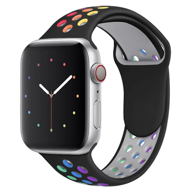 Brillant Apple Watch Series 7 45mm Silikon / TPU armband
