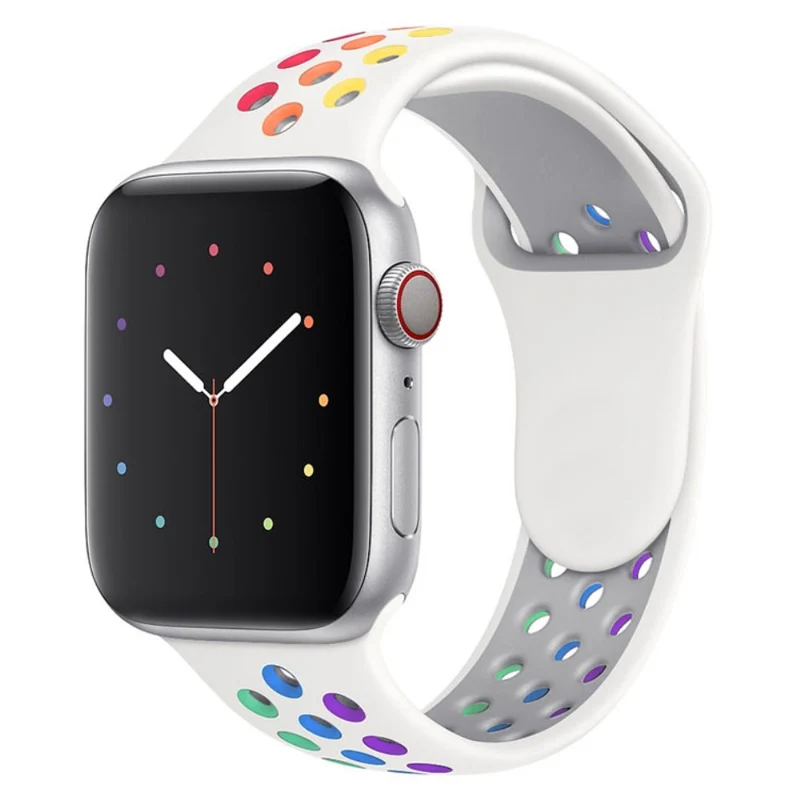 Brillant Apple Watch Series 7 45mm Silikon / TPU armband