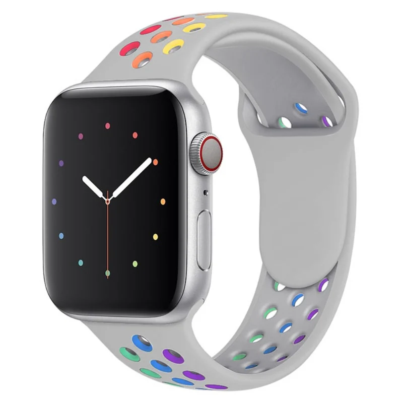 Brillant Apple Watch Series 7 45mm Silikon / TPU armband