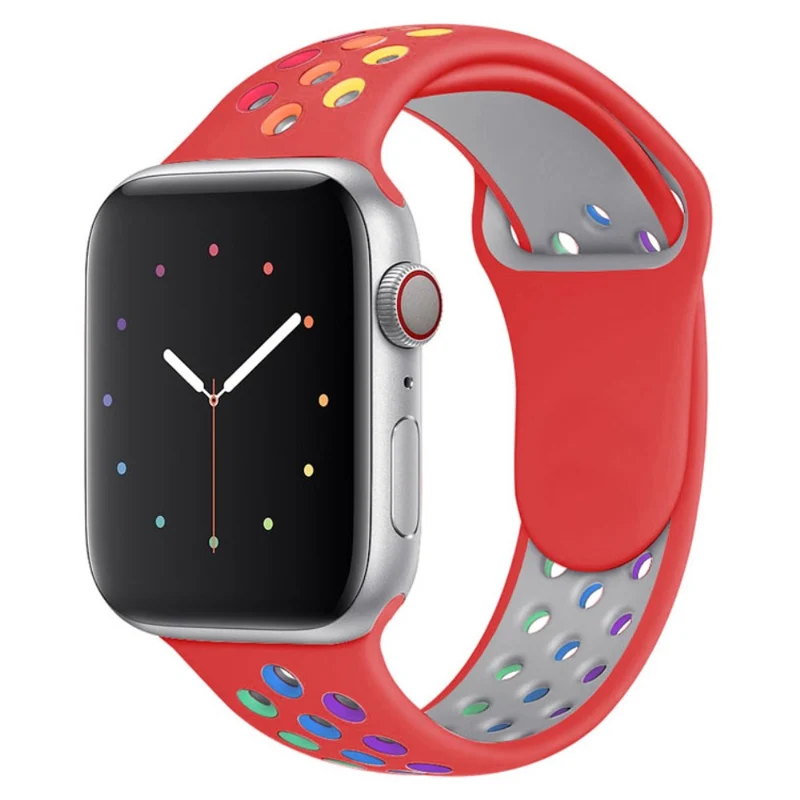 Brillant Apple Watch Series 7 45mm Silikon / TPU armband