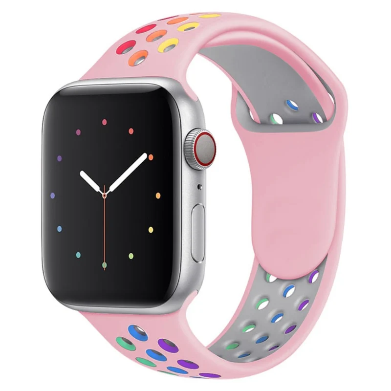 Brillant Apple Watch Series 7 45mm Silikon / TPU armband