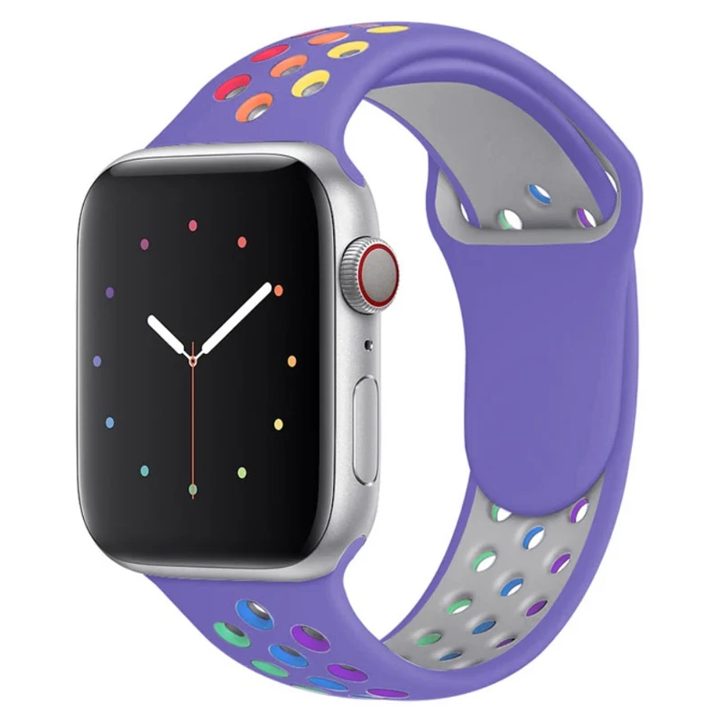 Brillant Apple Watch Series 7 45mm Silikon / TPU armband