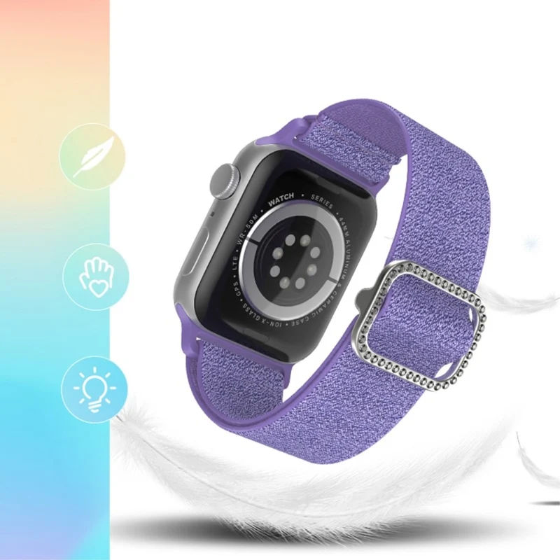 Mega gut Apple Watch Series 7 45mm Textil / Nylon armband