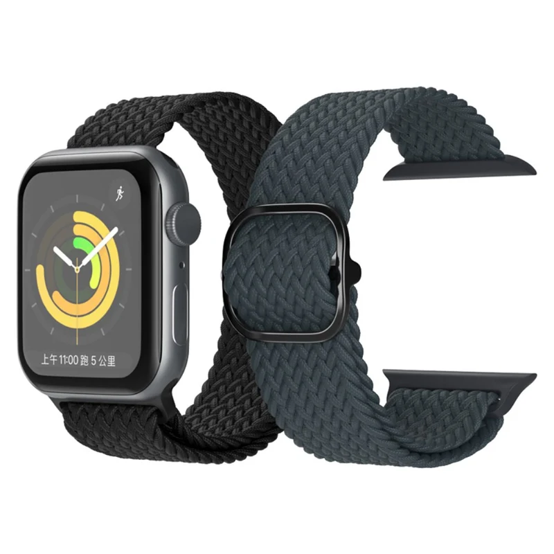 Sehr schön Apple Watch Series 7 45mm Textil / Nylon armband