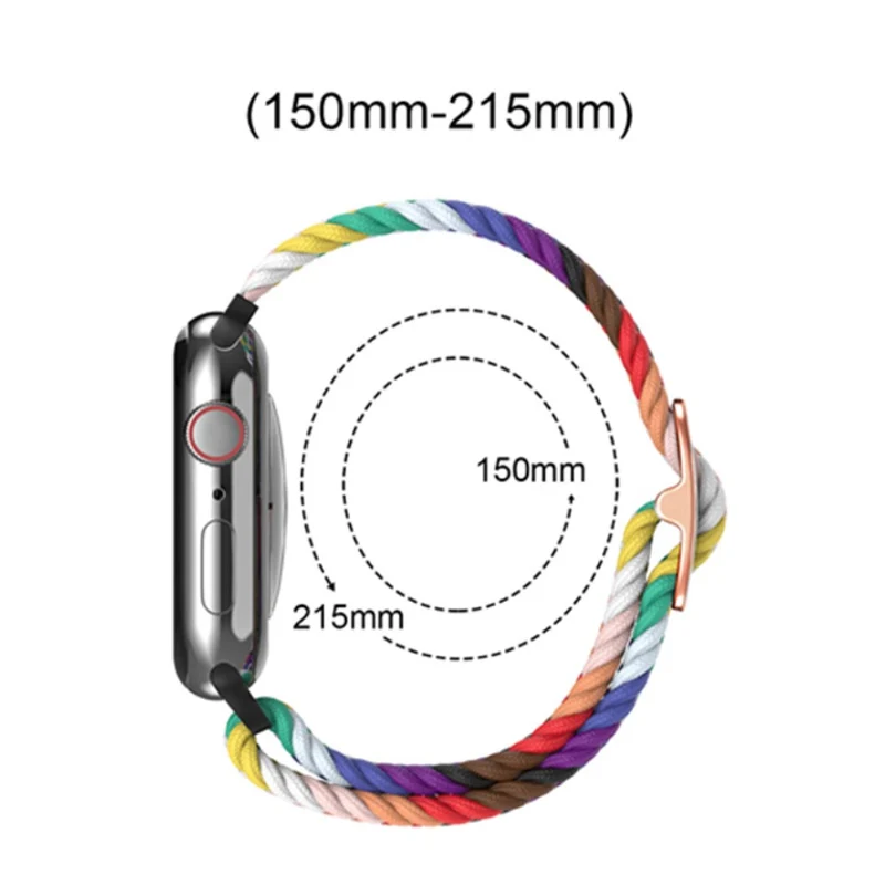 Sehr schön Apple Watch Series 7 45mm Textil / Nylon armband