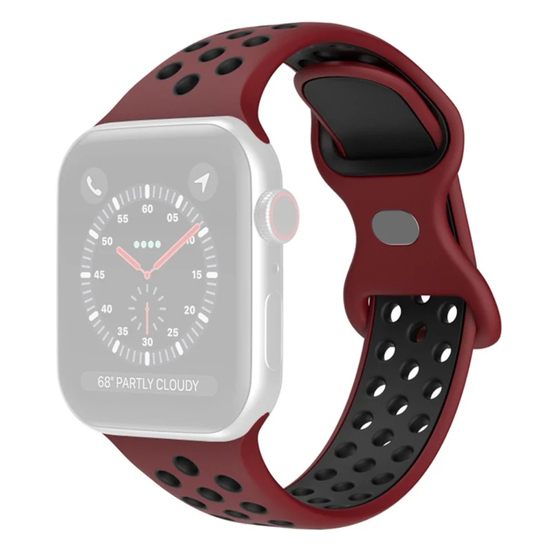 Supersauber Apple Watch Series 7 45mm Silikon / TPU armband