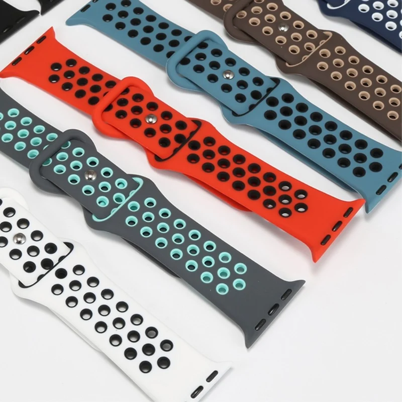 Supersauber Apple Watch Series 7 45mm Silikon / TPU armband