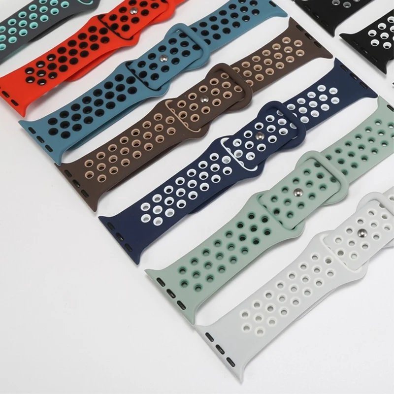 Supersauber Apple Watch Series 7 45mm Silikon / TPU armband