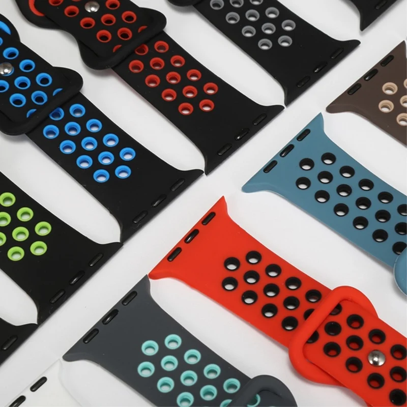 Supersauber Apple Watch Series 7 45mm Silikon / TPU armband