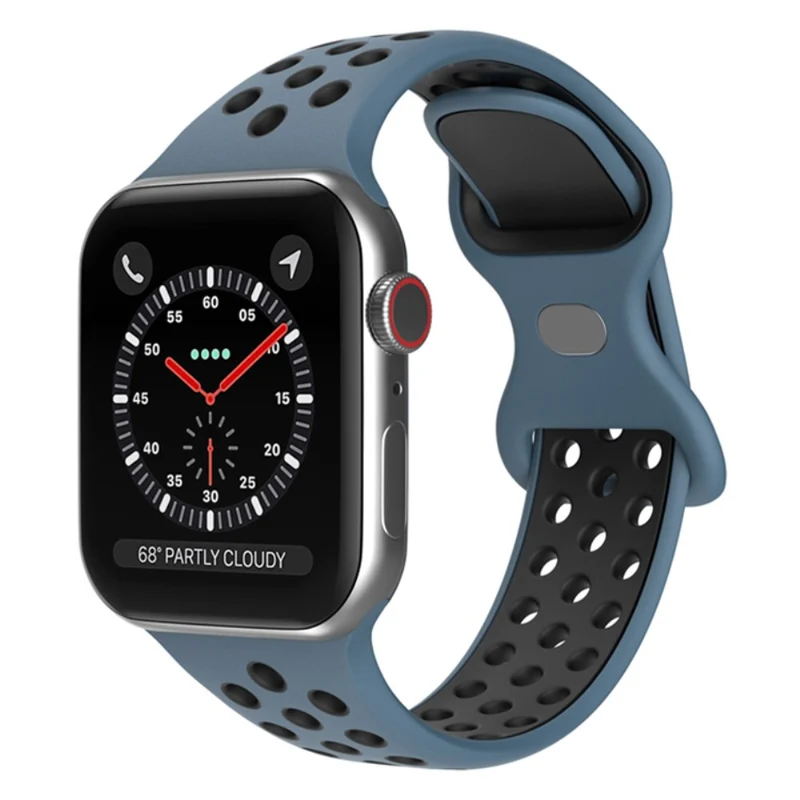 Supersauber Apple Watch Series 7 45mm Silikon / TPU armband