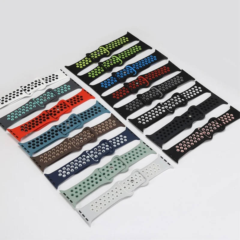 Supersauber Apple Watch Series 7 45mm Silikon / TPU armband
