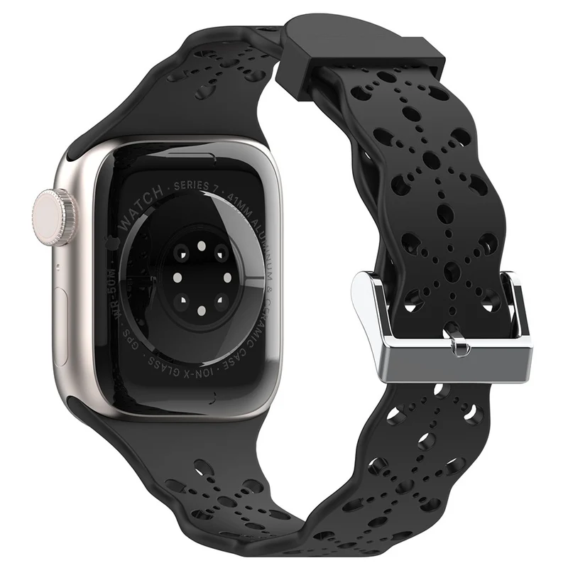 Cool Apple Watch Series 7 45mm Silikon / TPU armband