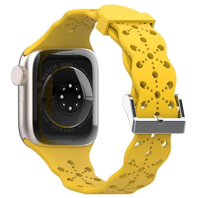 Cool Apple Watch Series 7 45mm Silikon / TPU armband